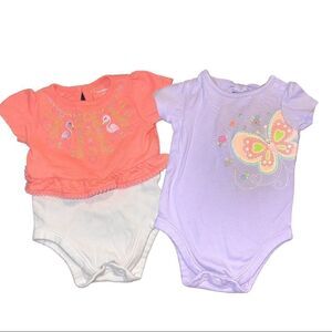 4/$25 - Garanimals Bundle - 2‎ One Piece Bodysuits
